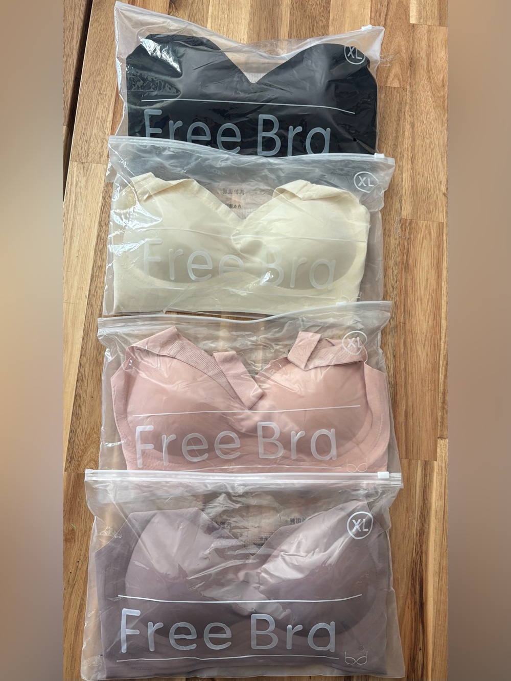 Women's Seamless Comfort Bra - Beige, Pink, Black, Taupe